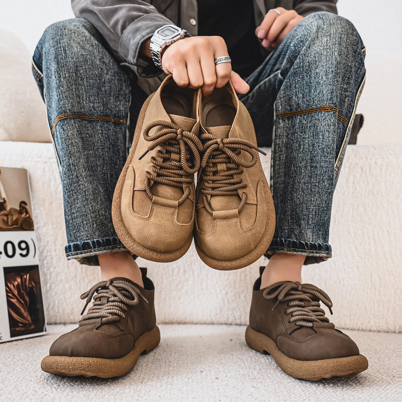Leatherwork Designs - Sepatu Kasual Pria Sepatu Flat Klasik