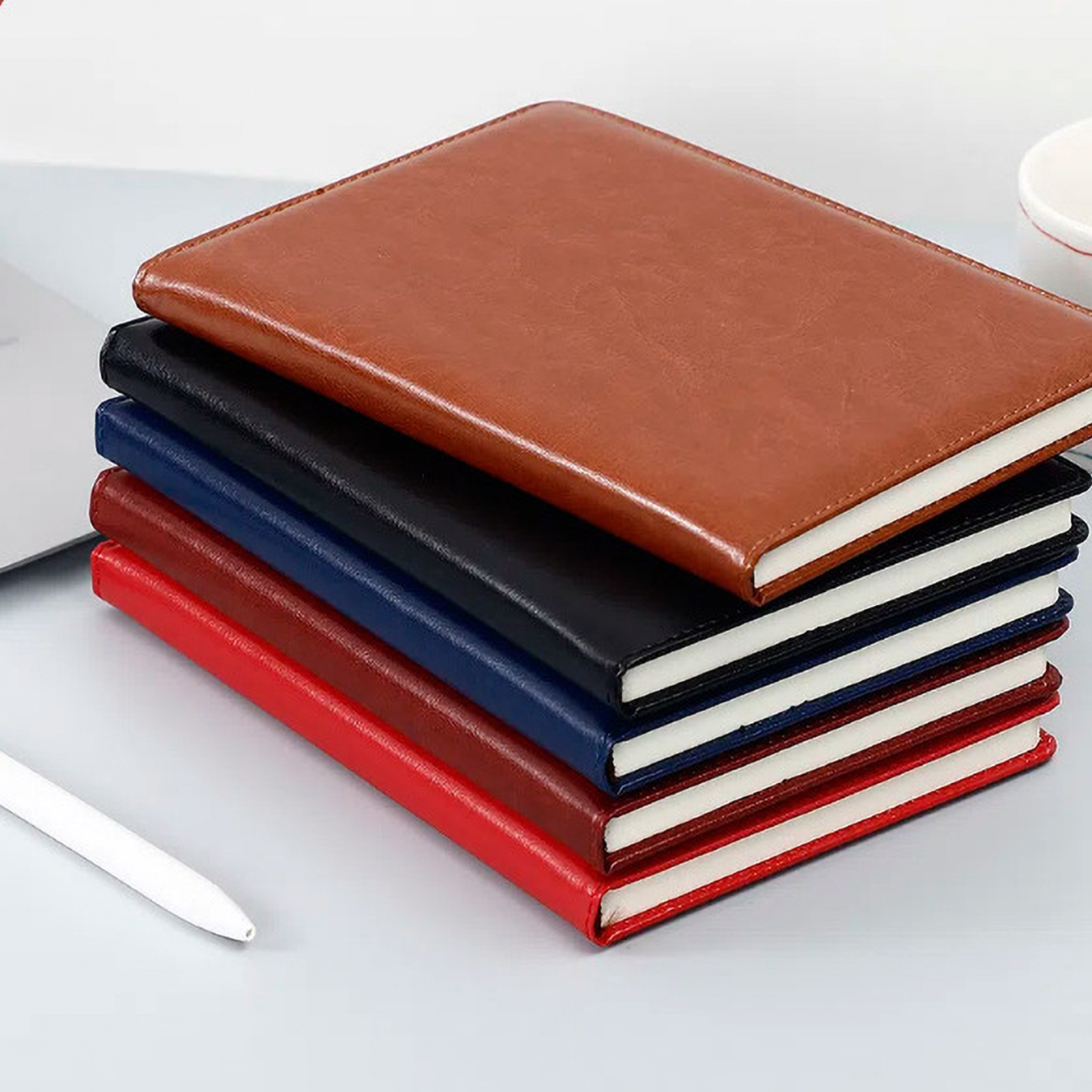 Buku Catatan Kulit PU Bentuk B - Leather Work Diary Covers ulasan dan harga