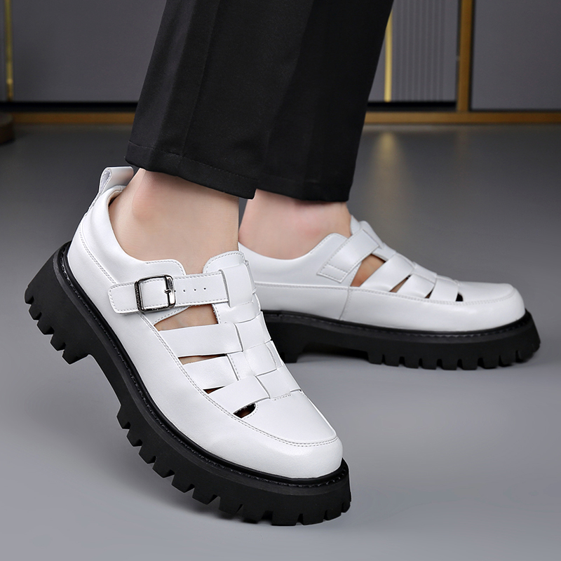 Sandal pria musim semi dan mus - Leatherwork Designs ulasan dan harga