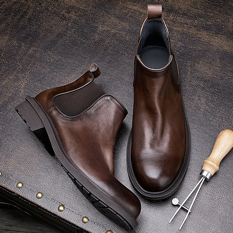 Sepatu Bot Motor Musim Gugur P - Leatherwork Designs ulasan dan harga
